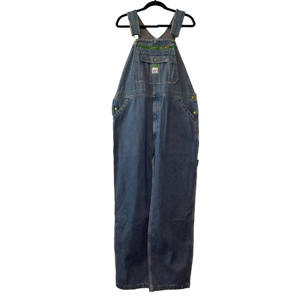 liberty Pants Y2k Vintage Mens Denim Overalls Nwt Size 38x3 Liberty